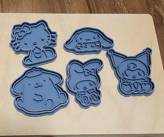 Sanrio Themed Cookie Cutter Set - Baking & Crafts