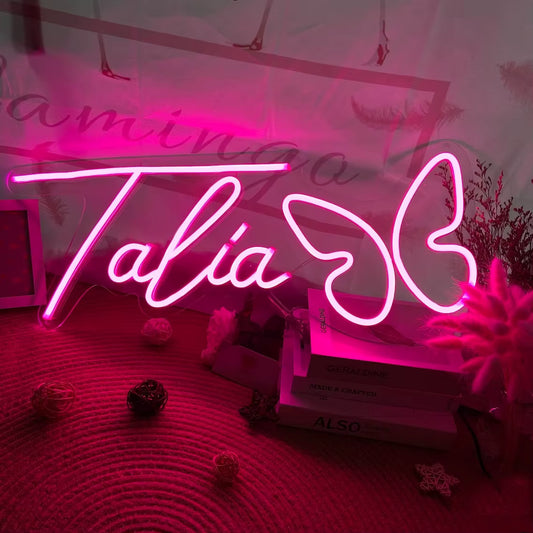 Large Custom Neon Sign Light Neon Logo Name LED Neon Sign Custom Wedding Neon Personalized Neon Sign Light For Home Decor