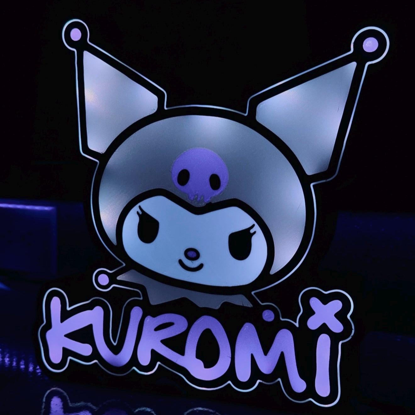 Kuromi LED Light Box with Remote Control - Cute Night Light Decor