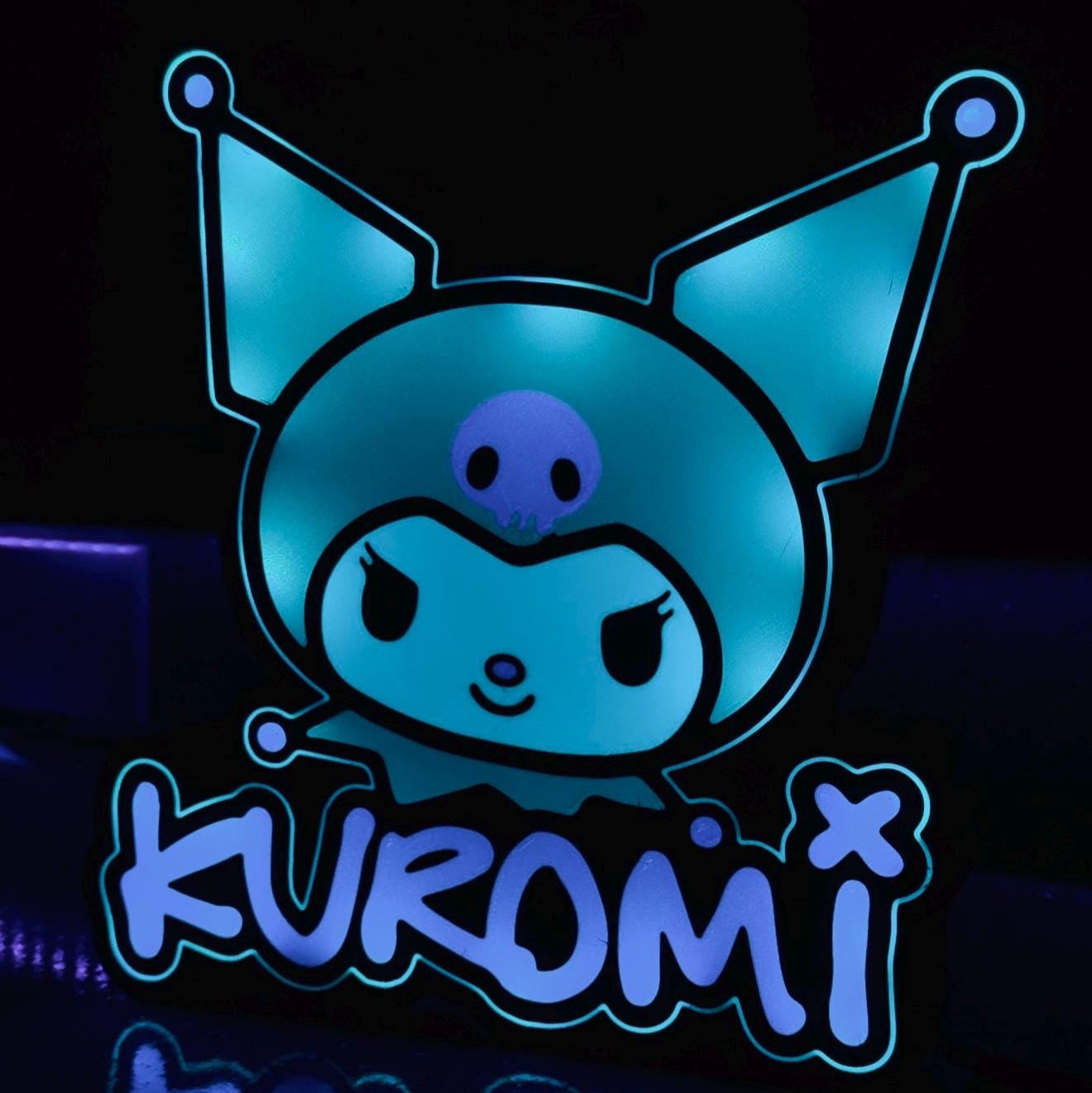 Kuromi LED Light Box with Remote Control - Cute Night Light Decor