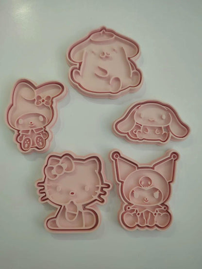 Sanrio Themed Cookie Cutter Set - Baking & Crafts